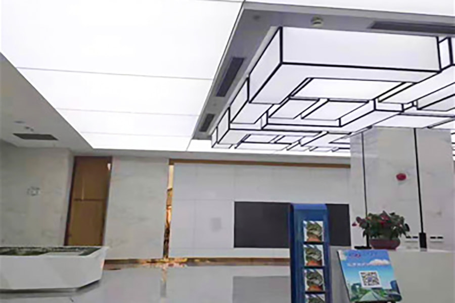 السقف المصنوع من الألياف الزجاجية المطلية بالسيليكون المقاوم للحريق